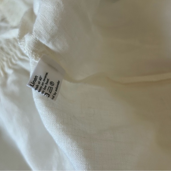 Eskandar Cropped White Gaucho - Picture 5 of 5